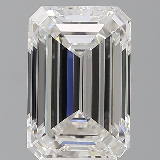 4.05 Carat Emerald Shaped, Ideal Cut, F Color, VS1 Clarity, IGI Certified Lab Grown Diamond