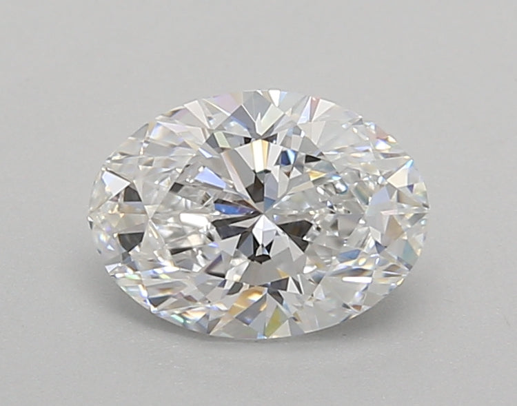 1.00 Carat Oval Shaped, Excellent Cut, D Color, VVS2 Clarity, IGI Certified Lab Grown Diamond