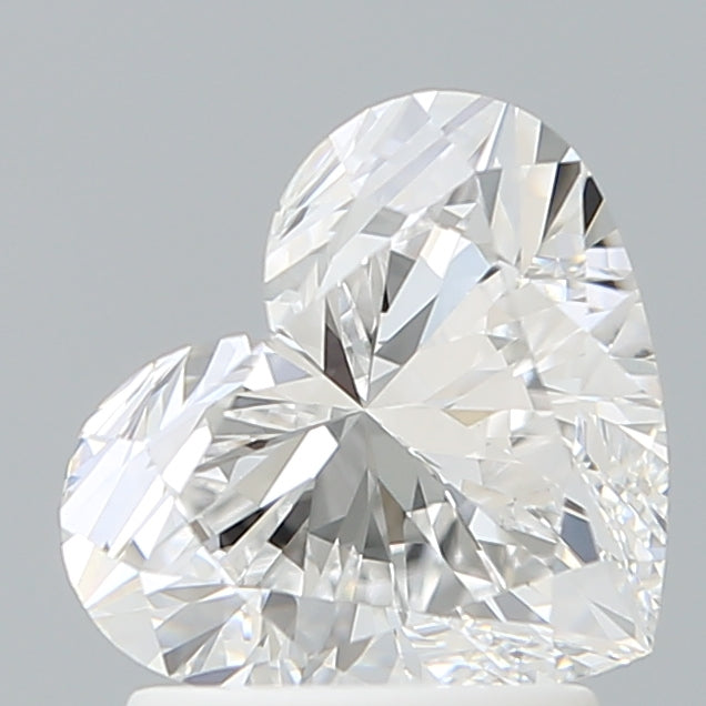 1.71 Carat Heart Shaped, Ideal Cut, E Color, VVS2 Clarity, IGI Certified Lab Grown Diamond