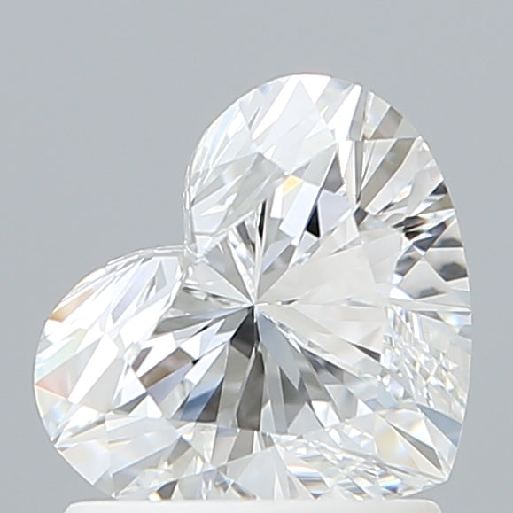 1.29 Carat Heart Shaped, Ideal Cut, E Color, VS1 Clarity, IGI Certified Lab Grown Diamond
