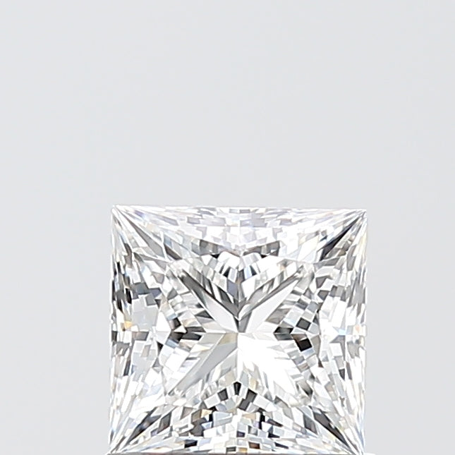 1.05 Carat Princess Shaped, Ideal Cut, E Color, VVS2 Clarity, IGI Certified Lab Grown Diamond