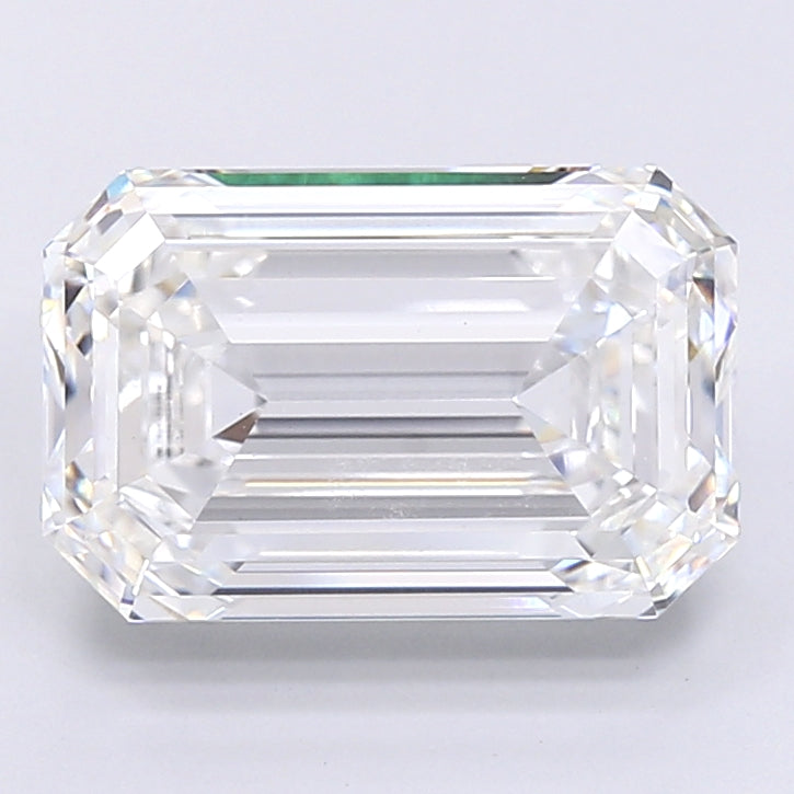 8.56 Carat Emerald Shaped, Very Good Cut, F Color, VS1 Clarity, IGI Certified Lab Grown Diamond