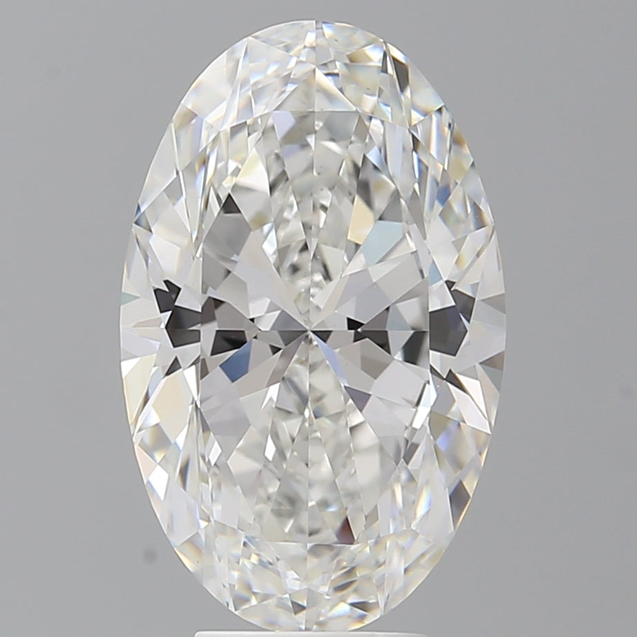 6.03 Carat Oval Shaped, Ideal Cut, F Color, VVS2 Clarity, IGI Certified Lab Grown Diamond
