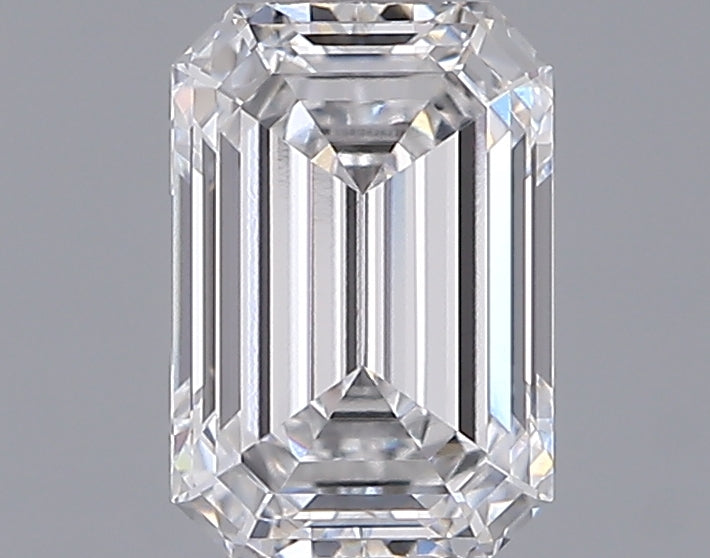 1.29 Carat Emerald Shaped, Ideal Cut, D Color, IF Clarity, IGI Certified Lab Grown Diamond