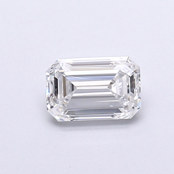 0.69 Carat Emerald Shaped, Very Good Cut, D Color, VVS1 Clarity, IGI Certified Lab Grown Diamond