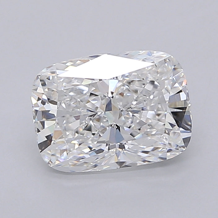2.01 Carat Cushion Shaped, Ideal Cut, D Color, VS1 Clarity, IGI Certified Lab Grown Diamond