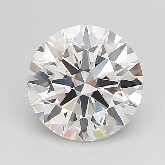1.55 Carat Round Shaped, Ideal Cut, D Color, VVS2 Clarity, IGI Certified Lab Grown Diamond