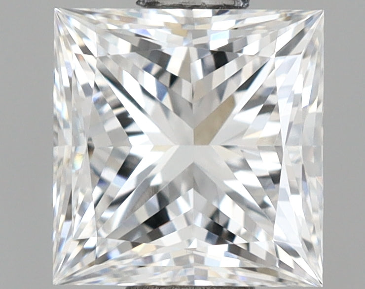 1.02 Carat Princess Shaped, Ideal Cut, E Color, VVS1 Clarity, IGI Certified Lab Grown Diamond