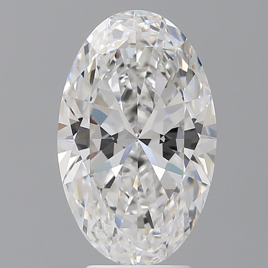 4.52 Carat Oval Shaped, Ideal Cut, E Color, VVS2 Clarity, IGI Certified Lab Grown Diamond