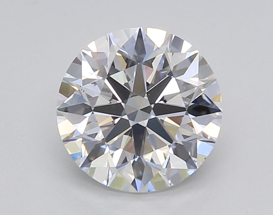 2.07 Carat Round Shaped, Excellent Cut, D Color, VS2 Clarity, GIA Certified Lab Grown Diamond