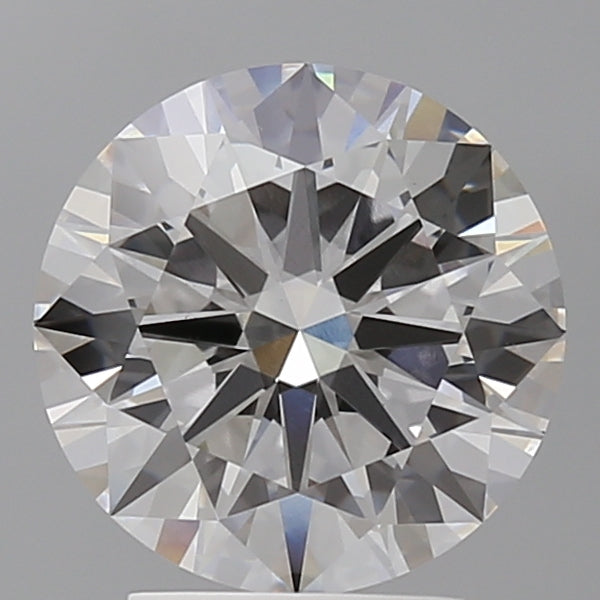 3.03 Carat Round Shaped, Excellent Cut, E Color, VVS2 Clarity, IGI Certified Lab Grown Diamond