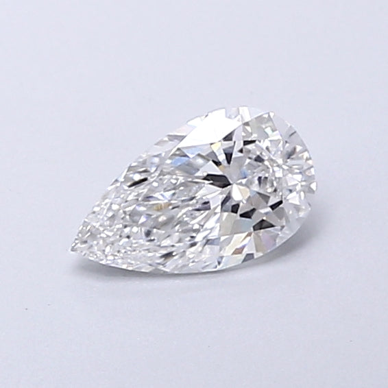0.41 Carat Pear Shaped, Very Good Cut, D Color, VVS2 Clarity, IGI Certified Lab Grown Diamond