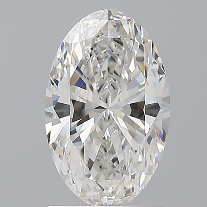 1.52 Carat Oval Shaped, Ideal Cut, F Color, VS1 Clarity, IGI Certified Lab Grown Diamond