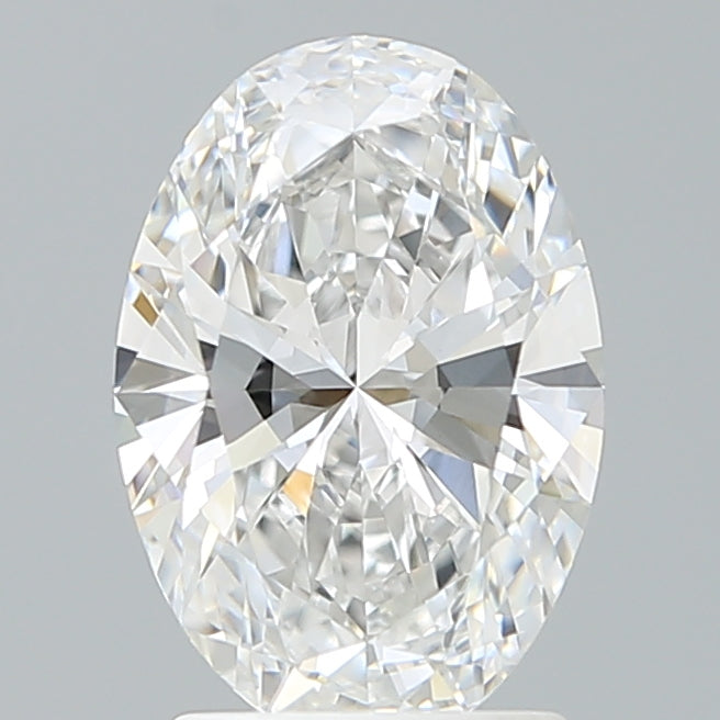 2.09 Carat Oval Shaped, Ideal Cut, D Color, VVS2 Clarity, IGI Certified Lab Grown Diamond