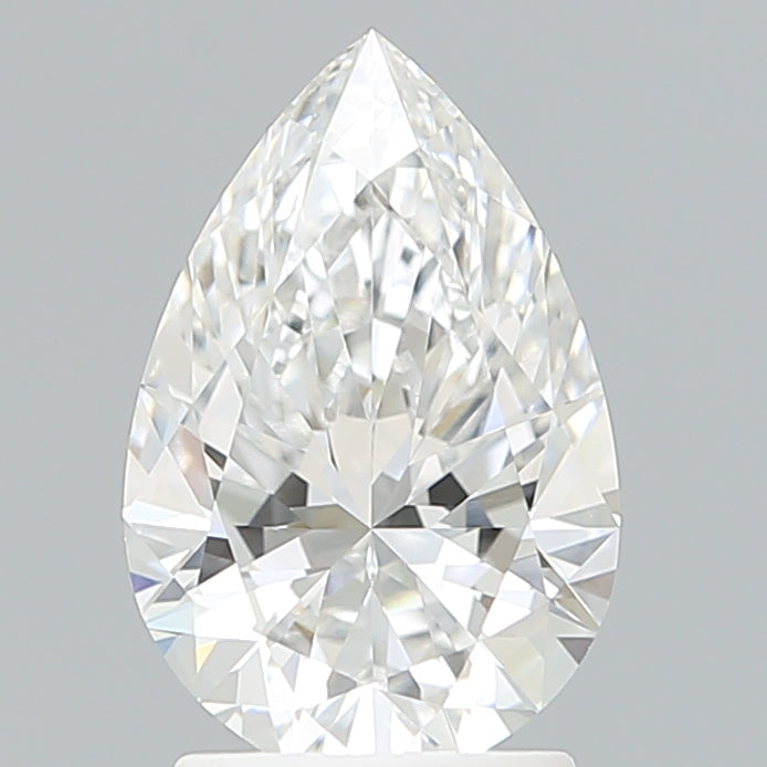 2.10 Carat Pear Shaped, Ideal Cut, E Color, VVS2 Clarity, IGI Certified Lab Grown Diamond