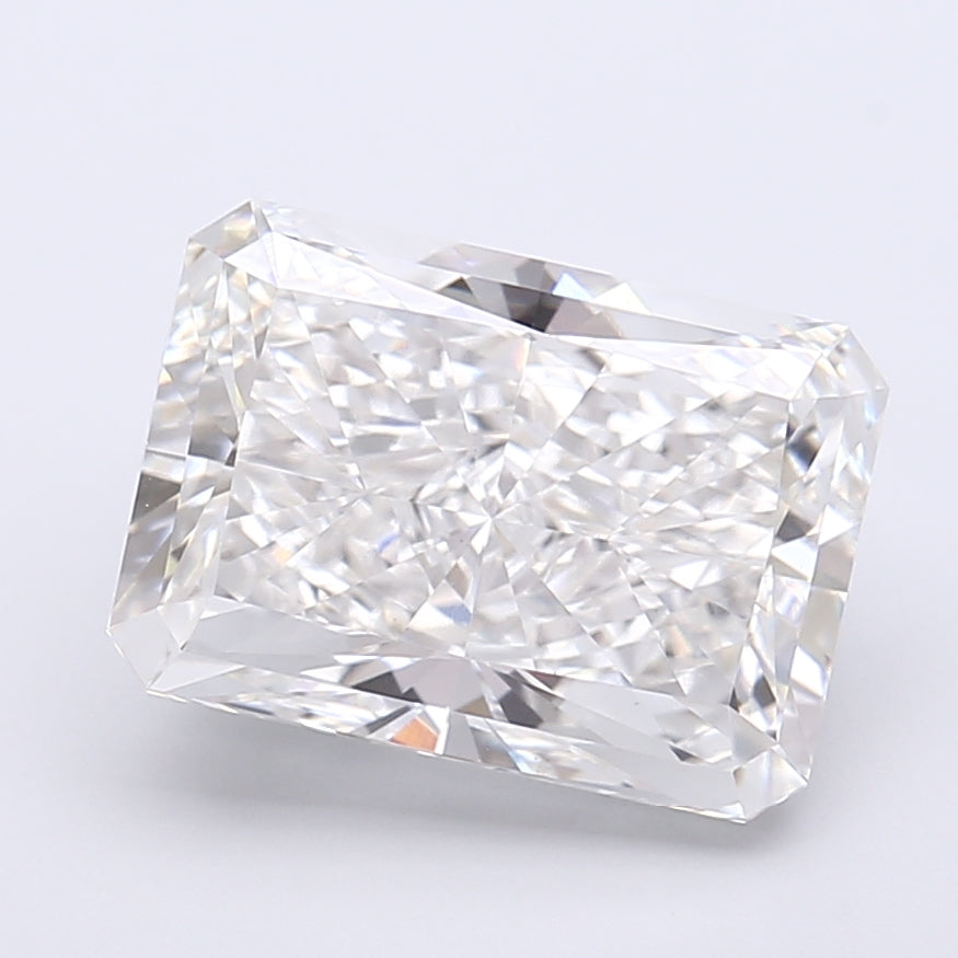 5.08 Carat Radiant Shaped, Very Good Cut, E Color, VS1 Clarity, IGI Certified Lab Grown Diamond