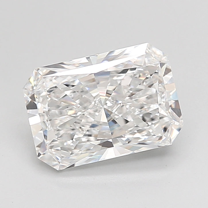 2.04 Carat Radiant Shaped, Ideal Cut, D Color, VS1 Clarity, IGI Certified Lab Grown Diamond