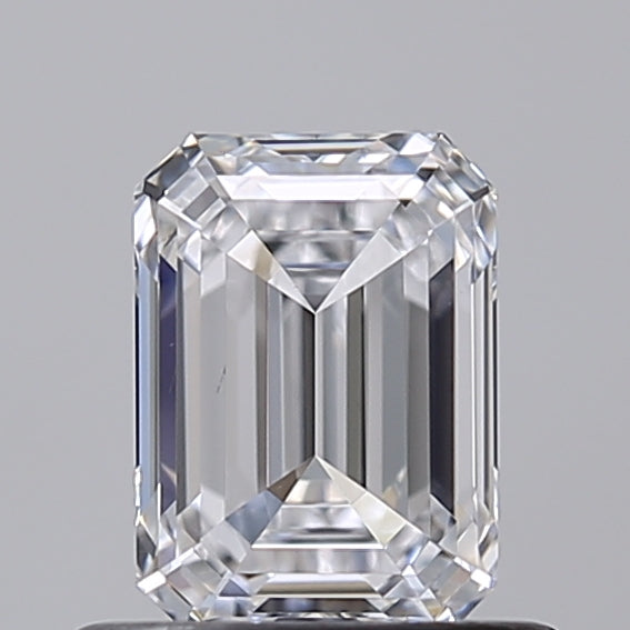 0.70 Carat Emerald Shaped, Ideal Cut, D Color, VS1 Clarity, IGI Certified Lab Grown Diamond