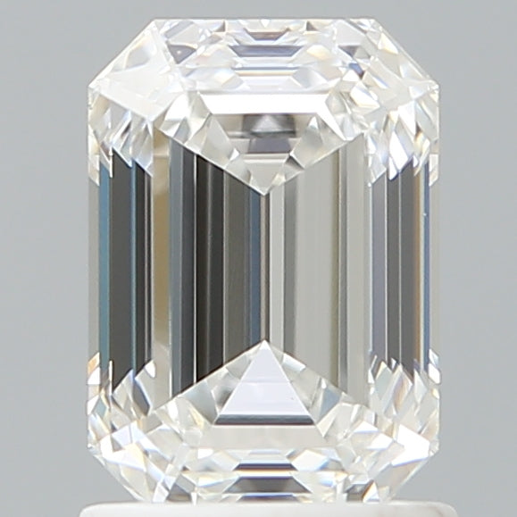 1.59 Carat Emerald Shaped, Ideal Cut, E Color, VVS1 Clarity, IGI Certified Lab Grown Diamond