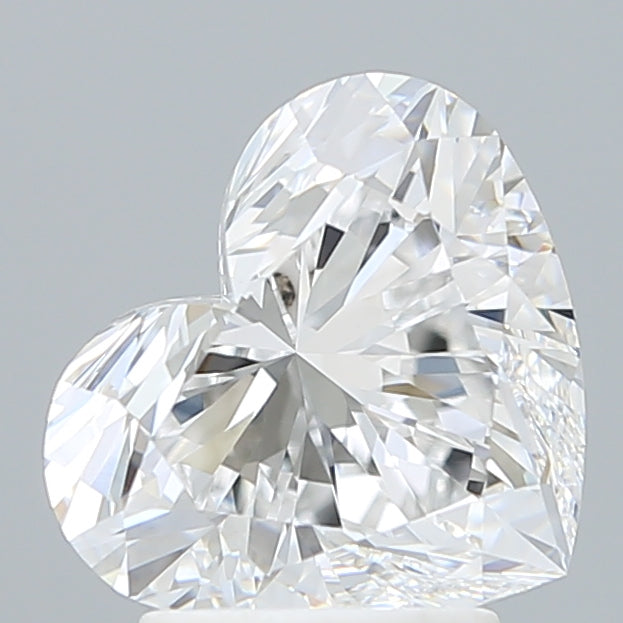 2.80 Carat Heart Shaped, Ideal Cut, D Color, VVS2 Clarity, IGI Certified Lab Grown Diamond