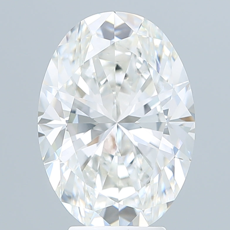5.10 Carat Oval Shaped, Excellent Cut, F Color, VVS2 Clarity, IGI Certified Lab Grown Diamond