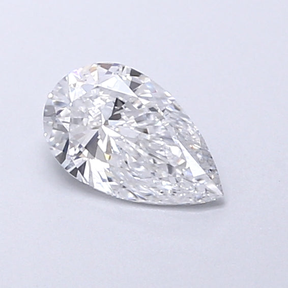 0.41 Carat Pear Shaped, Very Good Cut, D Color, VS1 Clarity, IGI Certified Lab Grown Diamond