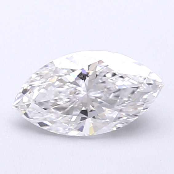 0.75 Carat Marquise Shaped, Very Good Cut, D Color, VVS2 Clarity, IGI Certified Lab Grown Diamond