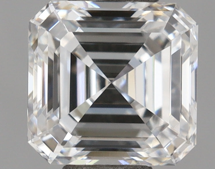 1.05 Carat Asscher Shaped, Ideal Cut, D Color, VVS1 Clarity, IGI Certified Lab Grown Diamond