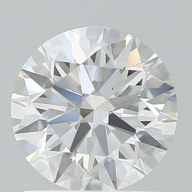 1.32 Carat Round Shaped, Ideal Cut, D Color, VS2 Clarity, IGI Certified Lab Grown Diamond
