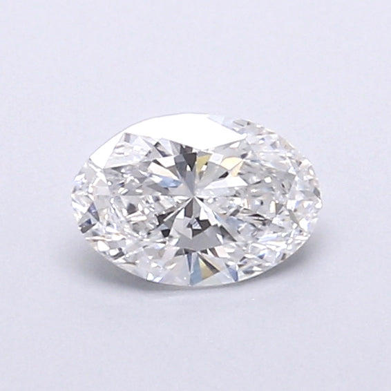 0.53 Carat Oval Shaped, Very Good Cut, D Color, VS1 Clarity, IGI Certified Lab Grown Diamond