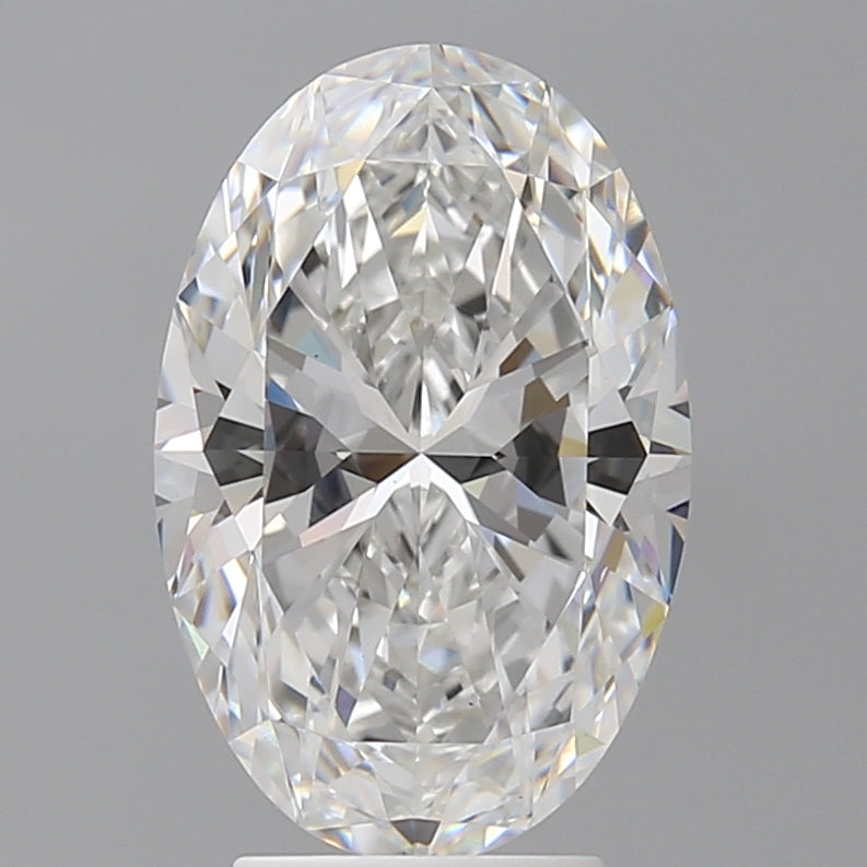 4.02 Carat Oval Shaped, Ideal Cut, E Color, VS1 Clarity, IGI Certified Lab Grown Diamond