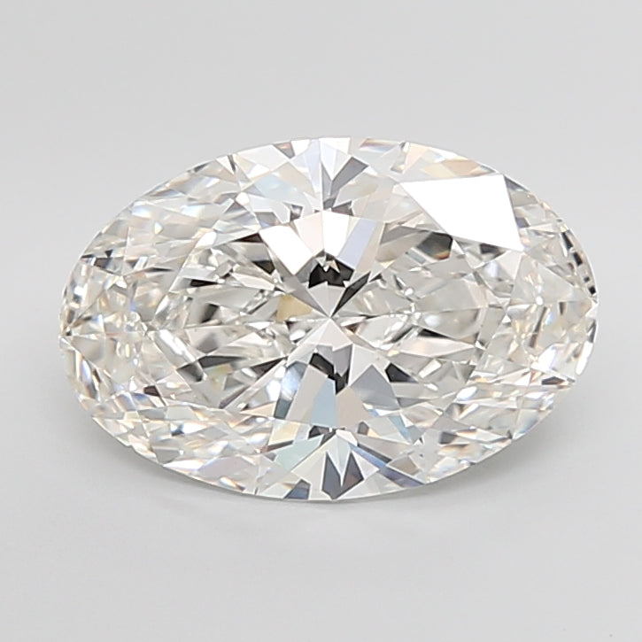 7.09 Carat Oval Shaped, Ideal Cut, G Color, VVS2 Clarity, IGI Certified Lab Grown Diamond