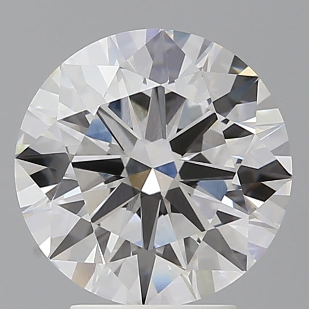 3.59 Carat Round Shaped, Ideal Cut, F Color, VVS2 Clarity, IGI Certified Lab Grown Diamond