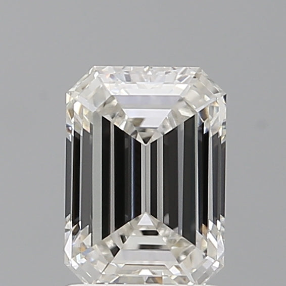 1.53 Carat Emerald Shaped, Ideal Cut, F Color, VVS2 Clarity, IGI Certified Lab Grown Diamond