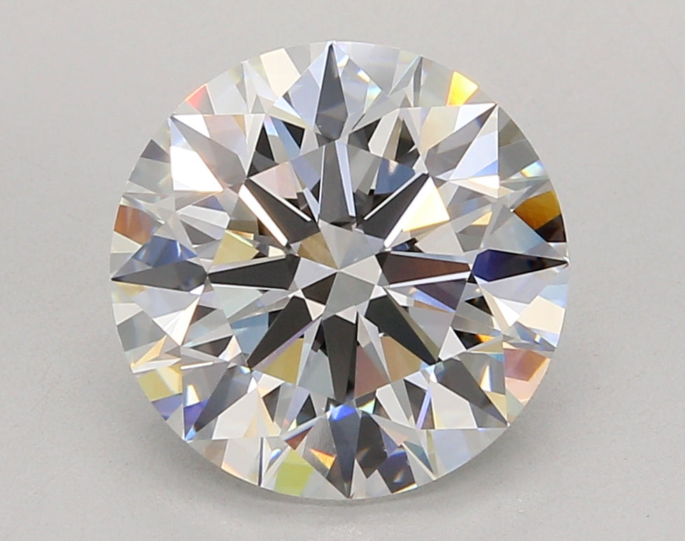 5.02 Carat Round Shaped, Ideal Cut, E Color, VVS2 Clarity, IGI Certified Lab Grown Diamond