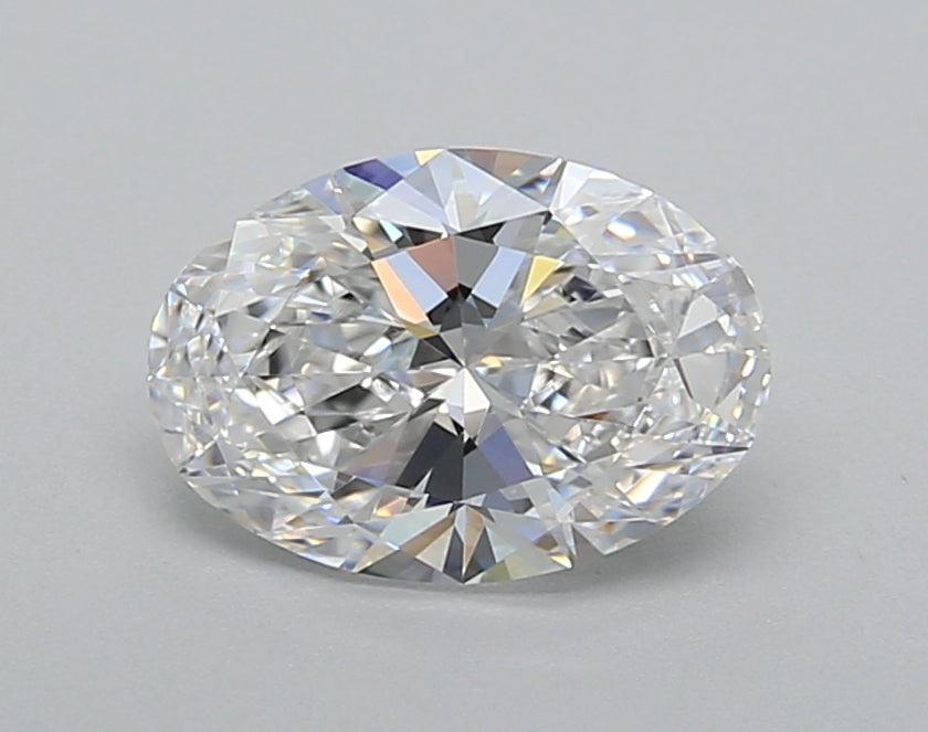 1.28 Carat Oval Shaped, Excellent Cut, D Color, VVS2 Clarity, IGI Certified Lab Grown Diamond