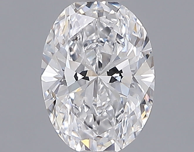 0.54 Carat Oval Shaped, Ideal Cut, D Color, VVS2 Clarity, IGI Certified Lab Grown Diamond