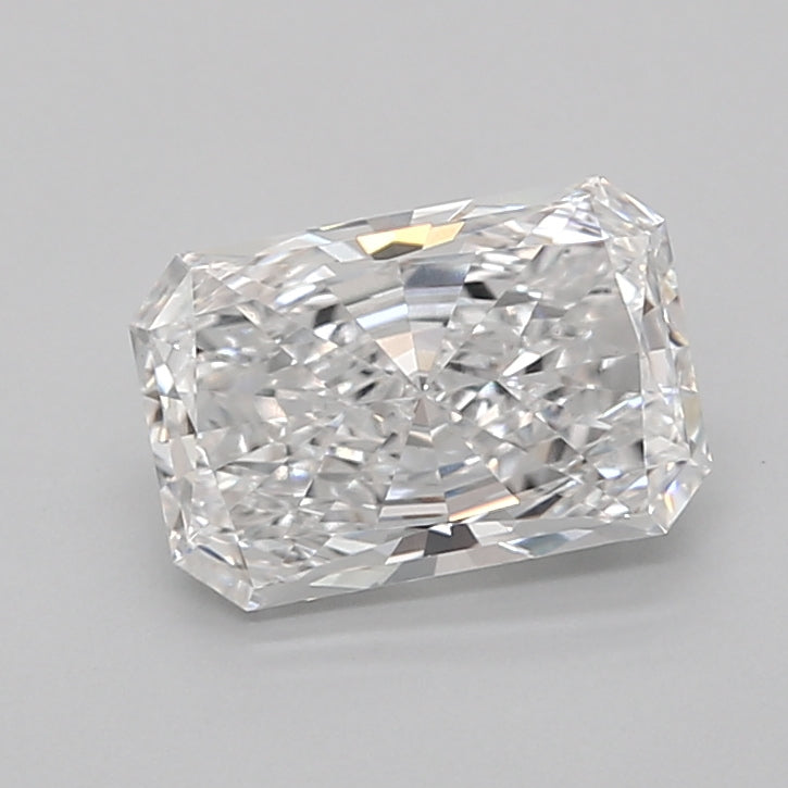 2.58 Carat Radiant Shaped, Ideal Cut, E Color, VVS2 Clarity, IGI Certified Lab Grown Diamond