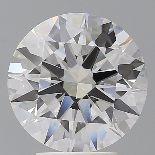 4.08 Carat Round Shaped, Ideal Cut, E Color, VVS2 Clarity, IGI Certified Lab Grown Diamond