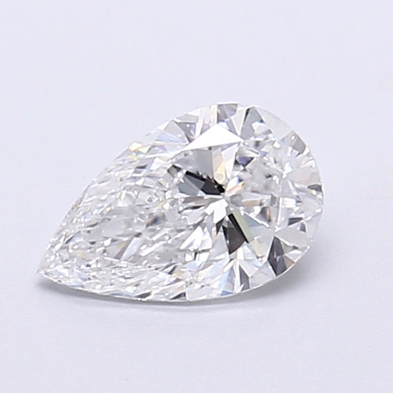 0.55 Carat Pear Shaped, Very Good Cut, D Color, VS1 Clarity, IGI Certified Lab Grown Diamond