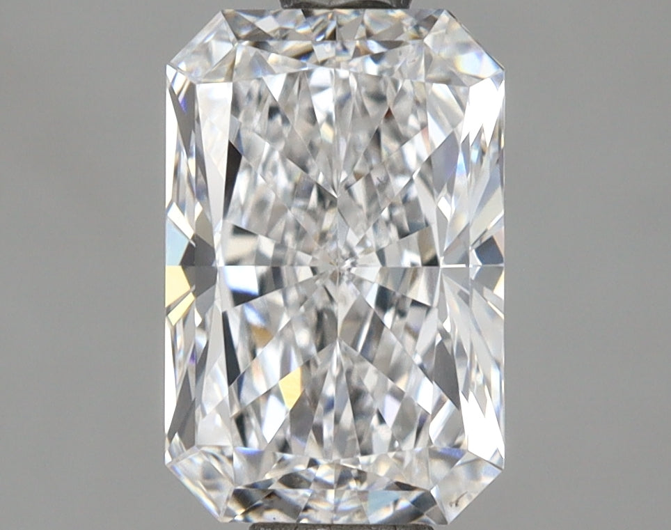 1.60 Carat Radiant Shaped, Ideal Cut, D Color, IF Clarity, IGI Certified Lab Grown Diamond