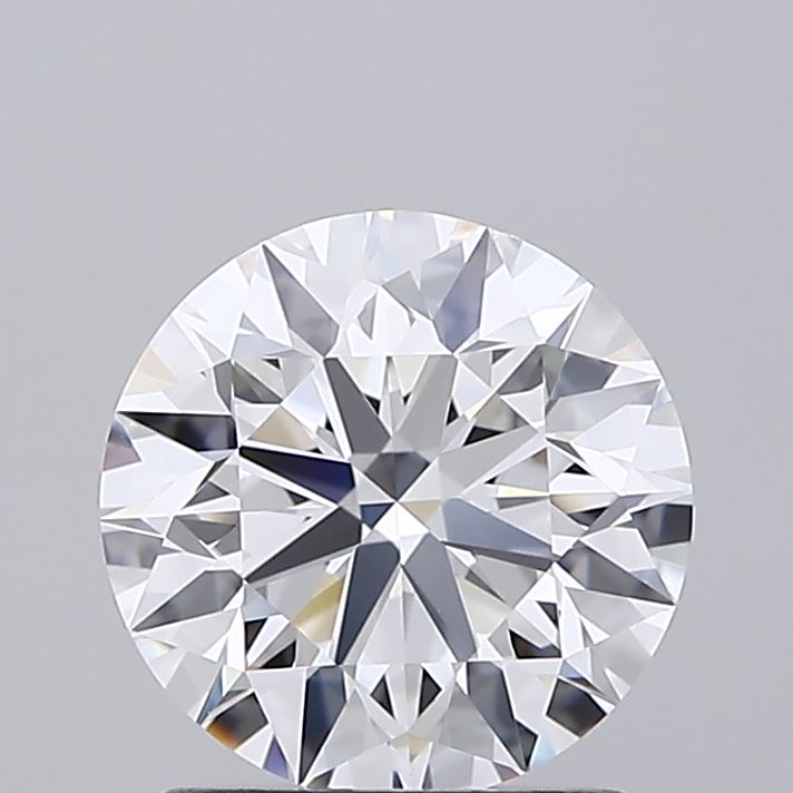 1.54 Carat Round Shaped, Ideal Cut, D Color, VVS1 Clarity, IGI Certified Lab Grown Diamond