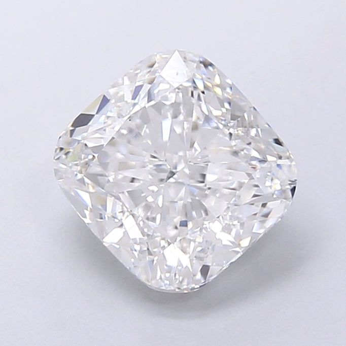 2.51 Carat Cushion Shaped, Very Good Cut, D Color, VS1 Clarity, IGI Certified Lab Grown Diamond