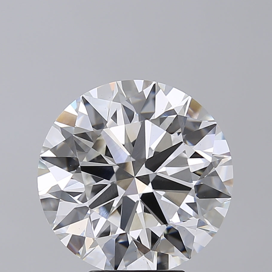 6.02 Carat Round Shaped, Ideal Cut, F Color, VS1 Clarity, IGI Certified Lab Grown Diamond