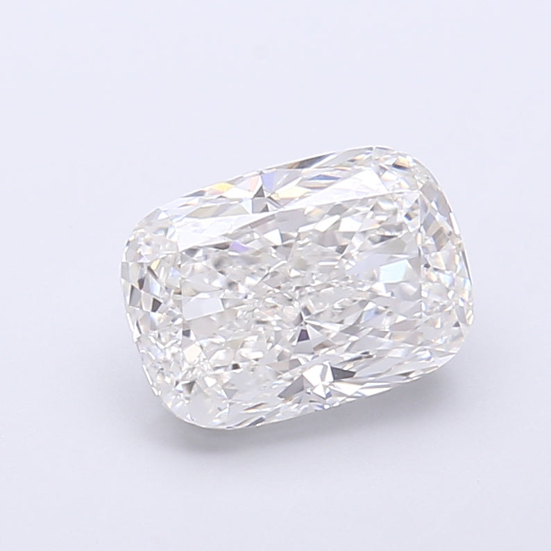 2.14 Carat Cushion Shaped, Very Good Cut, E Color, VVS2 Clarity, IGI Certified Lab Grown Diamond