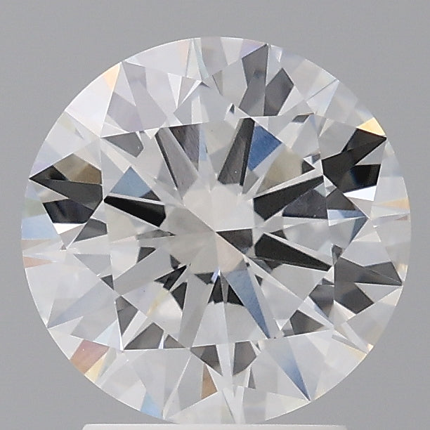 2.51 Carat Round Shaped, Excellent Cut, E Color, VS1 Clarity, IGI Certified Lab Grown Diamond