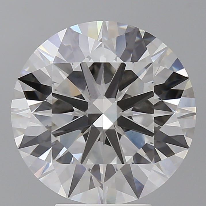 5.51 Carat Round Shaped, Excellent Cut, F Color, VVS2 Clarity, IGI Certified Lab Grown Diamond