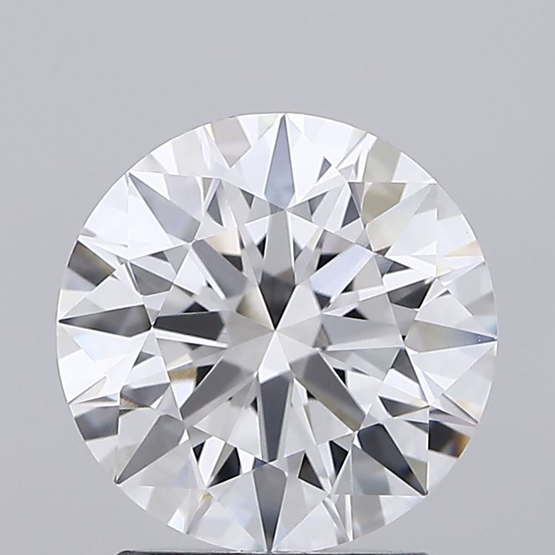 2.12 Carat Round Shaped, Ideal Cut, E Color, VVS2 Clarity, IGI Certified Lab Grown Diamond