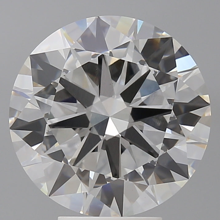 5.53 Carat Round Shaped, Excellent Cut, E Color, VVS2 Clarity, IGI Certified Lab Grown Diamond