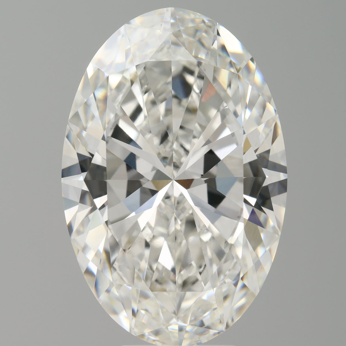 9.10 Carat Oval Shaped, Ideal Cut, F Color, VVS2 Clarity, IGI Certified Lab Grown Diamond